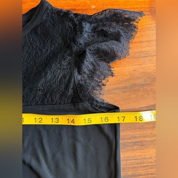 Red Valentino Back mini dress with lace size small - Picture 9 of 11